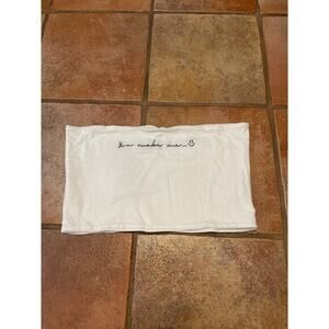 TopShop Tube top “you make me smile” size 12